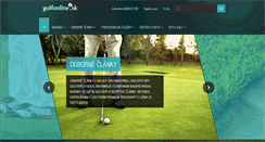 Desktop Screenshot of golfonline.sk